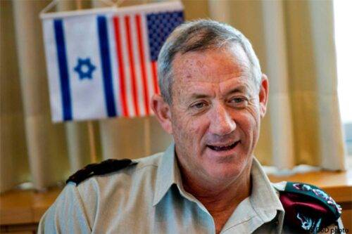 El antiguo jefe de las Fuerzas de Defensa de Israel, Benny Gantz. (foto de archivo)