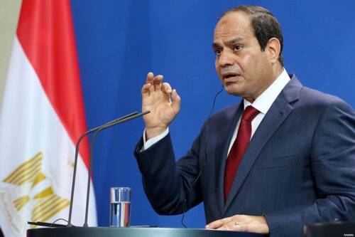 El presidente egipcio Abdel Fattah Al Sisi