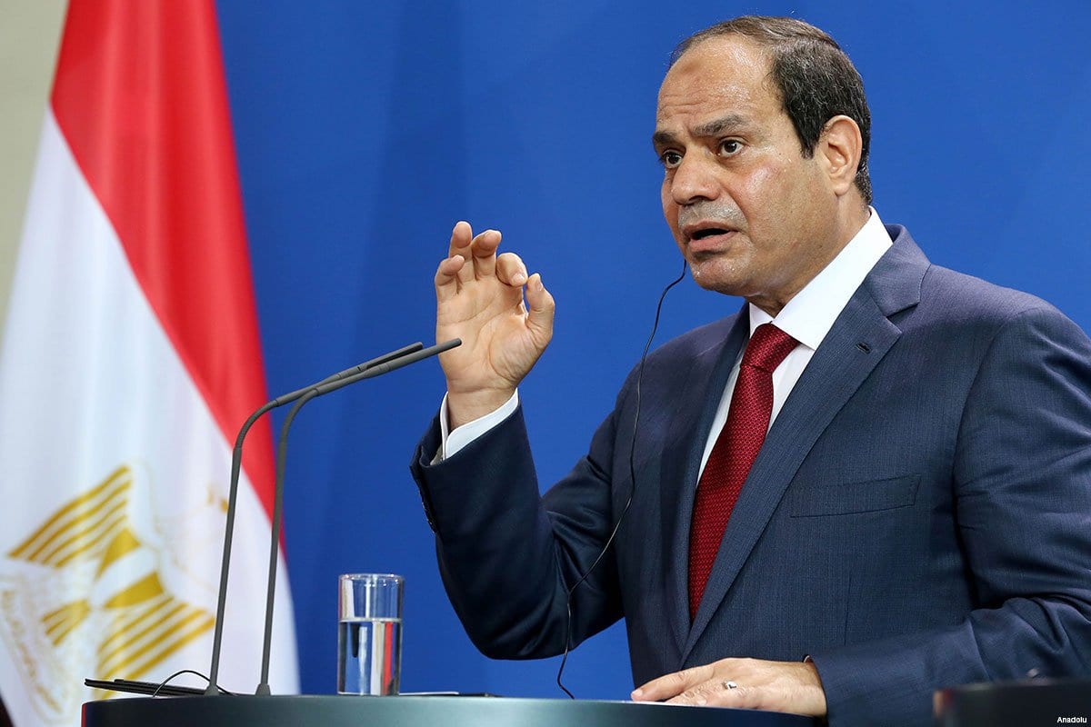 El presidente egipcio Abdel Fattah Al Sisi