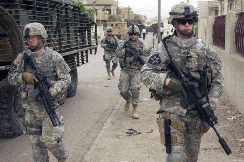 Soldados estadounidenses en Irak