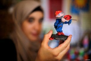 Franja de Gaza: Hanan El-Ayoubi, 17, Conchas Fuera.