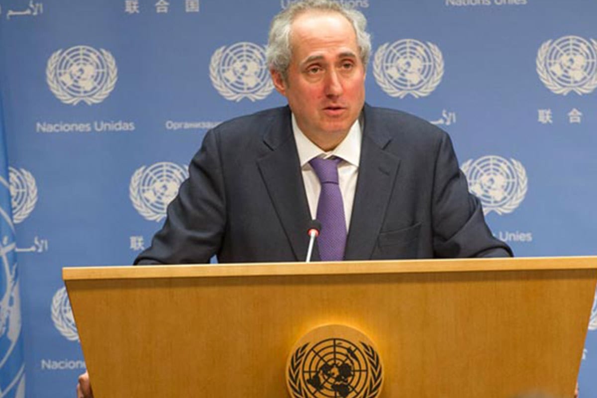 Portavoz del Secretario General de la ONU, Stéphane Dujarric [Wikipedia]