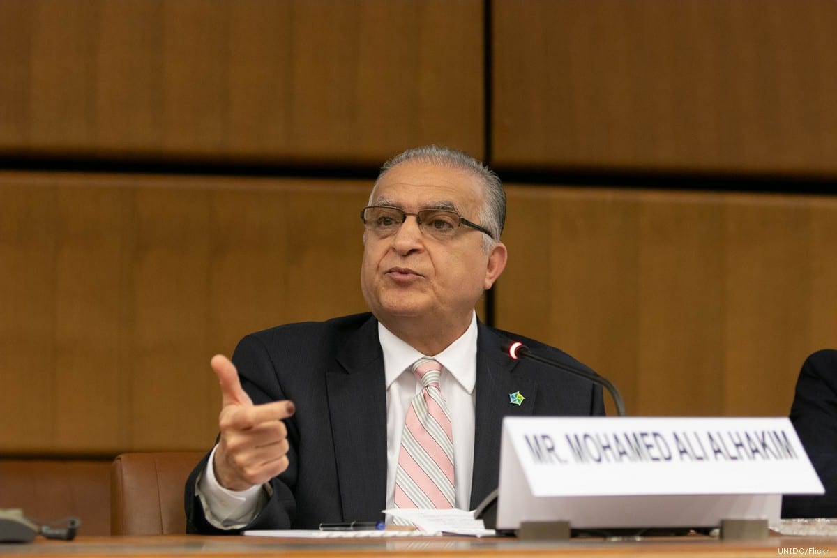 Iraqi Foreign Minister Mohammed Ali Al-Hakim on 14 May 2018 [UNIDO/Flickr]