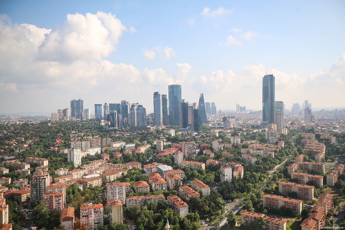 Una vista aérea del distrito de Levent de Estambul, Turquía, el 09 de junio de 2019 [Muhammed Enes Yıldırım / Agencia Anadolu]