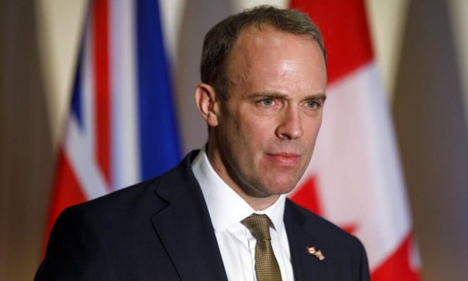 Dominic Raab, Secretario de Relaciones Exteriores de Gran Bretaña