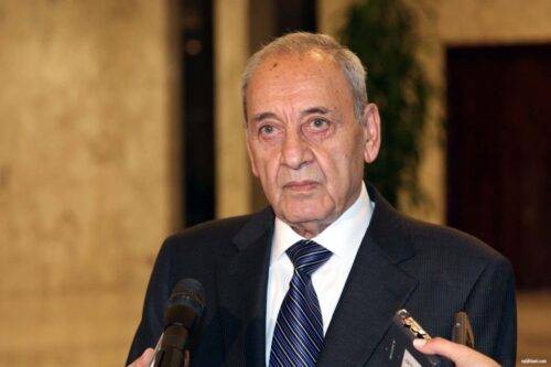 El presidente del Parlamento libanés Nabih Berri en Líbano [Foto de archivo]