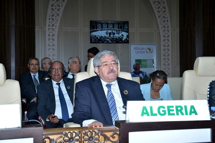 Algerian Prime Minister Ahmed Ouyahia
