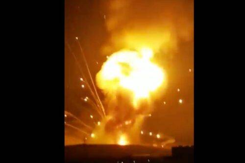 Una enorme explosión sacude la ciudad de Jordaniael 11 de septiembre de 2020 [OlaAlfares/Twitter]