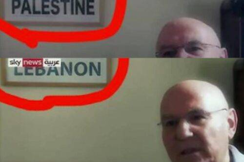 Sky News Arabia, propiedad de los EAU, retira a "Palestina" del fondo de la entrevista