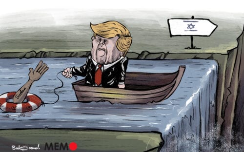 EEUU sacará a Sudán de su lista negra si acepta lazos con Israel MEMO #Caricatura de كاريكاتير سباعنة Sabaaneh Cartoon